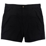 Lee Mens Black Relaxed Fit Utility Shorts 8" Inseam