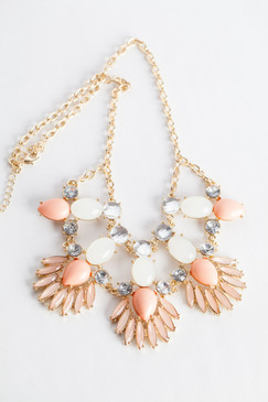 AZTEC STATEMENT CRYSTAL NECKLACE