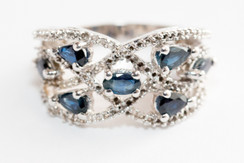 BLUE HAWAIIN SAPHIRE RING