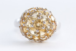 LEMON PIE BLOSSOM YELLOW SAPPHIRE RING