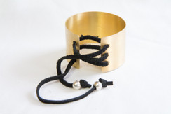 GOLDEN CORSET CUFF BRACELET