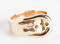 GOLD BUCKLE MIDI-RING