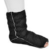 Solaris - Foot to Ankle Chevron Style Custom Tribute Night Compression Garment in black is Intended for clients with edema and/or tissue fibrosis at the foot and ankle region. Provides enhanced ankle definition and Heel Assist Loop comes standard.