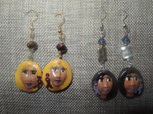 Judy's JEMs Clay Customizable face Long Support Earrings