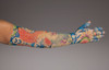 LympheDUDES 20-30mmHg or 30-40mmHg medical compression with multicolor  Koi fish pattern called Koi