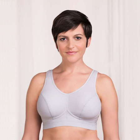 Trulife Sophia Activity/Sports Bra in  White, Black, Grey colors.