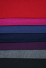 detail image of Non-Embellished Pre-Tied Head Scarves colors in Red, Magenta, Steel Blue, Navy, Violet, Heather Grey, and Black by Sparkle my head scarves