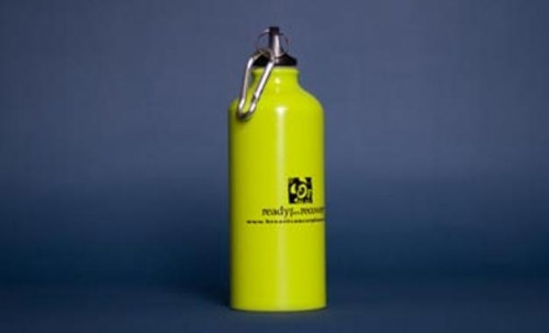 Ready For Recovery Water Bottle in light green
