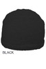 Flurry Fleece Sleep Cap for Chemotherapy Patients by Hats with Heart - Black