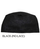 Comfort Sleep Cap for Cancer Patients by Hats with Heart in Black (No Lace)