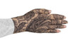 Lymphedivas Compression Glove Black Paisley Pattern