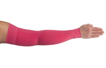 Lymphedivas Compression Arm Sleeve - Fuchsia