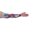 Compression Arm Sleeve for lymphedema by Lymphedivas in Kiku Pattern