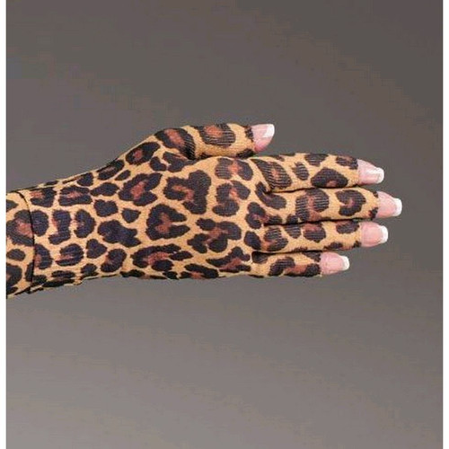 Lymphedivas Compression Glove - Leo Pattern
