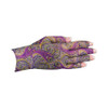 Lymphedivas Compression Glove - Purple Paisley Pattern
