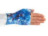 Lymphedivas Compression Gauntlet for lymphedema in Sapphire pattern