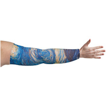 Lymphedivas Compression Sleeve for lymphedema in Starry Night pattern