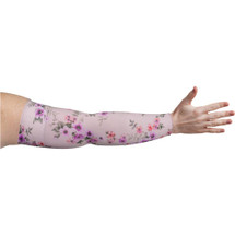 Lymphedivas Compression Sleeve for lymphedema in Tranquility pattern