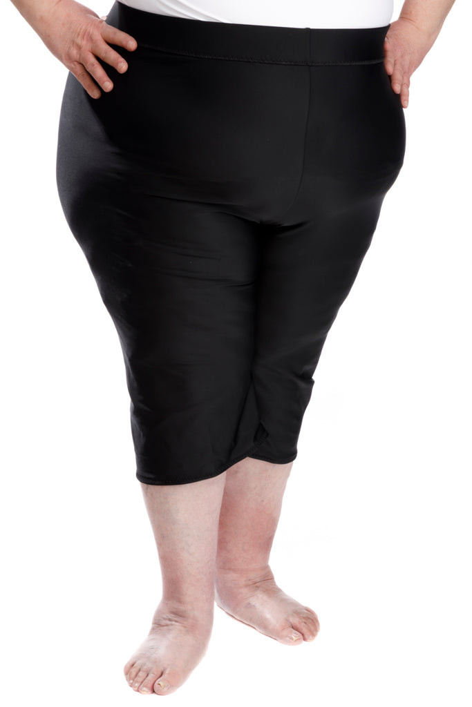 High Waisted Plus Size Compression Capri, Lower Body Compression