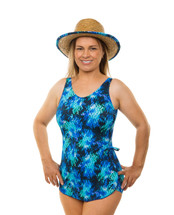 Classic Mastectomy Sarong Sheath in Jazzy Jewels by T.H.E.  
