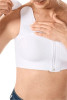 Lymph Flow Wire Free Front Closure Bra - White