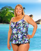 Triple Tier Mastectomy Swim Top|Pocketed Swim Top Separate 