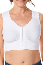 Lymph Flow Long Wire Free Front Closure Compression Bra (44813)