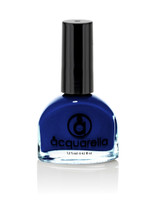 Water based nail polish called Shalom by Acquarella - Royal blue