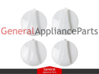 ClimaTek Stove Oven Burner Knob 4 Pack replaces GE General Electric # WB03X23020