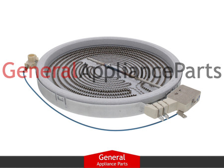 W10162365 4441332 Oven Stove Range Electric Heating Surface Glass Element Coil Turn Volt Amp Watt 240 230 208 Repair Part