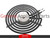 AP7220143 WB31X46066 Oven Stove Range Electric Heating Surface Glass Element Coil Turn Volt Amp Watt 240 230 208 Repair Part