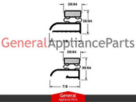 ClimaTek Universal Freezer Refrigerator Door Gasket Seal Max Size: 20" x 30" Replaces # 2001 SU2001