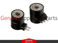 ClimaTek Dryer Gas Valve Ignition Solenoid Coil Kit Replaces Speed Queen Alliance # 59063A 59063B