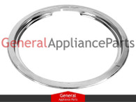 ClimaTek Stove Range Cooktop 8" Chrome Burner Drip Ring Replaces Frigidaire Kenmore Gibson Tappan #