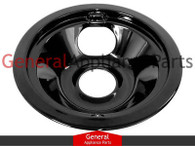 ClimaTek Electric Stove Range Cooktop 6" Black Burner Drip Pan Bowl Replaces # WB31K5043 WB32X5104
