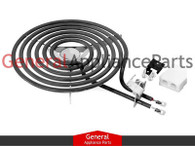 ClimaTek Stove Range 8" Burner Kit Replaces GE # WB30X0348 WB30X0325 WB30X0324 WB30X0215 WB30X0214
