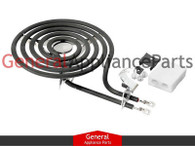 ClimaTek Range Stove 6" Burner Kit Replaces GE Hotpoint Kenmore # WB30X359 WB30X359R WB30X0359
