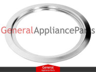 ClimaTek Stove Range Cooktop 6" Chrome Burner Drip Pan Ring Replaces # GEDBPA005