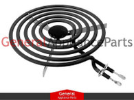 ClimaTek Range Cooktop Stove 8" Large Surface Burner Replaces Gibson White Westinghouse # 5308011964