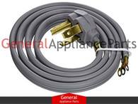OEM 3 Prong Dryer Cord 6' Ft 30 Amp Replaces Hotpoint Kenmore Sears # AP5176323 TJ5656 WX9X4