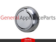 ClimaTek Washing Machine Washer Dryer Chrome Knob Replaces Maytag Whirlpool # W10051126 WPW10051126