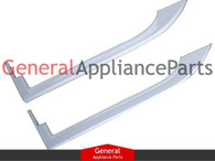 ClimaTek White Refrigerator Door Handle (2 Pack) Replaces Frigidaire # 242059504