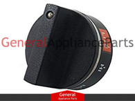 ClimaTek Stove Oven Range Burner Knob Black Replaces GE General Electric # AH249109 EA249109