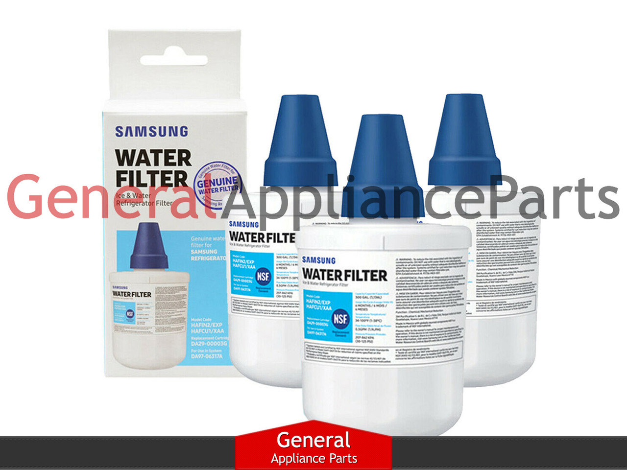 3 Pack of Samsung Fridge Filter Part number DA29-00003G Replacement
