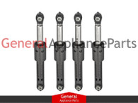 4x ClimaTek Washing Machine Shock Absorber Replaces Bosch # 00491694 1373096