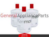 OPM 3 Pack Refrigerator Water Filter Fits LG Kenmore Sears # 5231JA2002A ADQ72910901