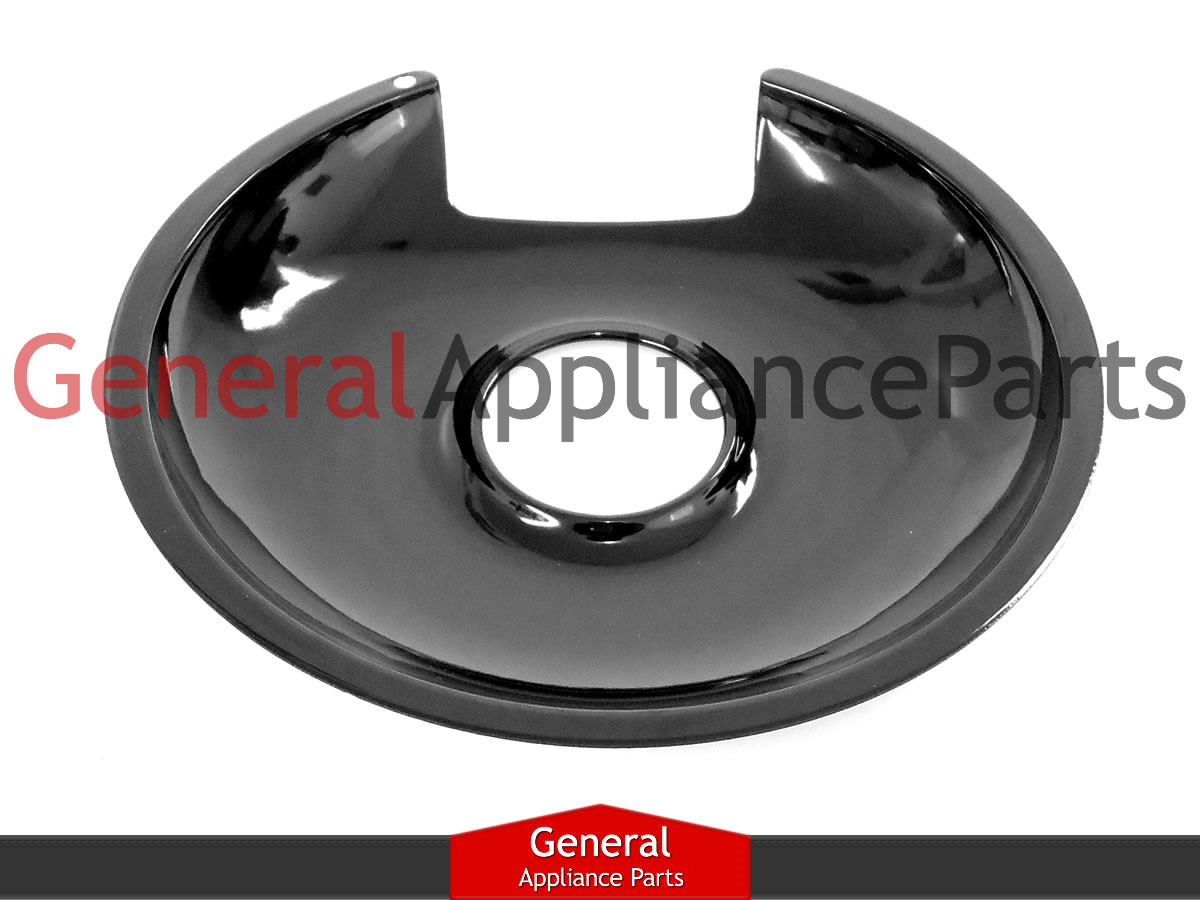 8" Black Burner Drip Pan Bowl Replaces Jenn-Air Maytag Magic Chef Crosley  Norge - General Appliance Parts