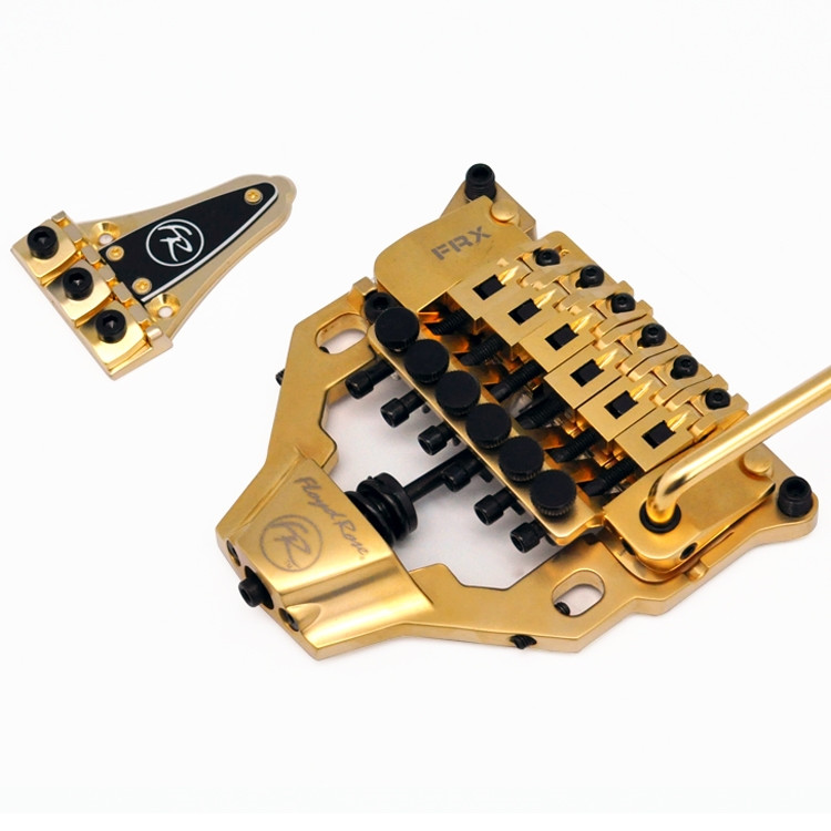 Floyd Rose 6String FRX Satin Gold Top Mount Tremolo System FRTX03000S