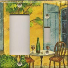 Italian Cafe - Double Combo GFI & Switch