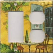 Italian Cafe - Double Combo GFI & Outlet